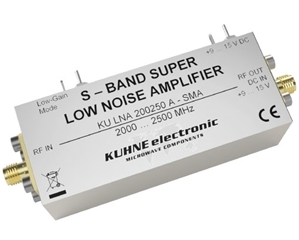 KU LNA 200250 A - SMA放大器S波段衛星通信應用Kuhne